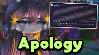 Stella has APOLOGIZED  Gacha Rant [upl. by Eedya]