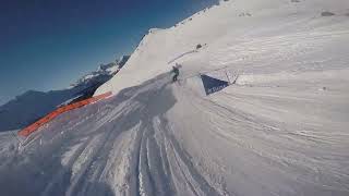 Long Ski run from Samoens to Flaine Grand Massif [upl. by Warden322]