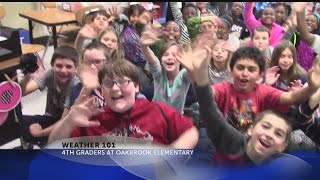 Rob Fowler visits the 4th grade at Oakbrook Elementary School for Weather 101 [upl. by Bruning]