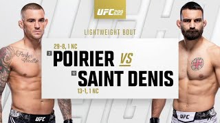 UFC 299 Dustin Poirier vs Benoit Saint Denis Highlights [upl. by Shyamal39]