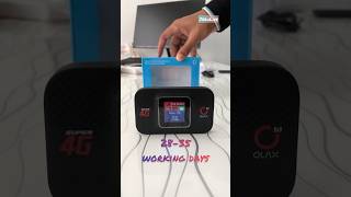 Olax MF982 4G LTE 3000mah Pocket Wifi Mobile Hotspot Router olaxmf982 olaxrouter pocketrouter [upl. by Nauwtna126]