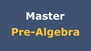 PreAlgebra Full Course [upl. by Lester]