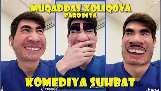 MUQADDAS XOLIQOVA BILAN KOMEDIYA SUHBAT  Video by UlugbekMUSO [upl. by O'Dell]