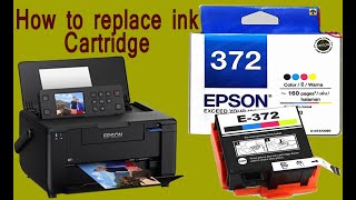 Epson PictureMate PM520 Printer Cartridge Change II How to replace cartridge of Epson pm 520 [upl. by Greabe]