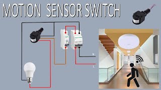 Motion Sensor light installation  PIR Motion Sensor [upl. by Kuhlman]