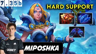 Miposhka Crystal Maiden Hard Support  Dota 2 Patch 735b Pro Pub Gameplay [upl. by Asil]