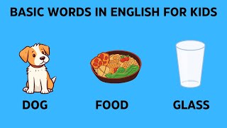 Basic Words In English  Preschool and Kindergarten  English RP  Part 4 [upl. by Coppola205]