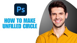 How to make a no fill or unfilled circle in Photoshop  Fastest and Easiest Way [upl. by Aluino89]