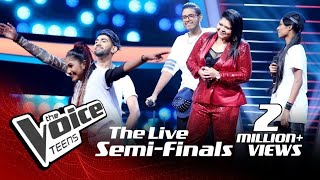 Team Ashanthi  Sanda Wathuren Nawa සඳ වතුරෙන්  The Live Semi Finals  The Voice Teens Sri Lanka [upl. by Adnima]