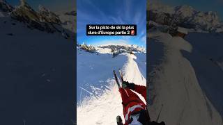 Elle est plus dure que le Mur Suisse  🏔️⚔️ La piste du Grand Couloir à Courchevel  ⛷️ [upl. by Jesus]