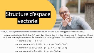 Structure despace vectoriel  cours complet [upl. by Ardme655]