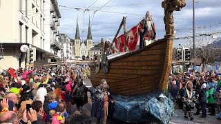 Luzerner Fasnacht 2016  Fasnachtsumzug am Güdismontag [upl. by Eibber228]