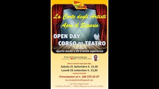 openday corsidiformazione teatro [upl. by Fanni]