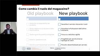 WEBINAR IL MAGAZZINO DEL FUTURO 27 APRILE 2021 [upl. by Varney]