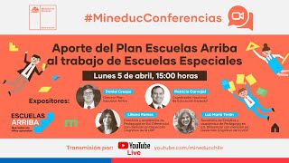 Webinar Aporte del Plan Escuelas Arriba al trabajo de Escuelas Especiales [upl. by Inafetse]