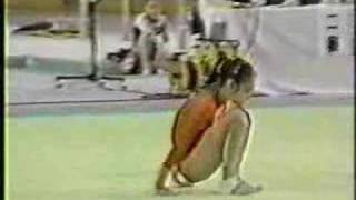 Li Li  1991 World Sports Fair EF  Floor Exercise [upl. by Bergstein]