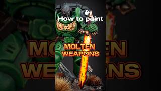 tutorial warhammer 40k molten weapons aos short salamanders spacemarines howto paint gw [upl. by Trix]