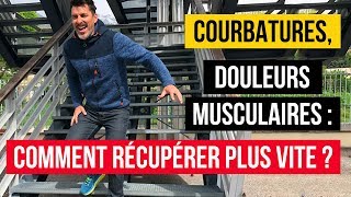 🚴 Courbatures DOULEURS musculaires  Comment récupérer PLUS VITE [upl. by Benedic153]