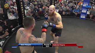 HRMMA 114 Fight 8 Nick Maupin vs Gabriel Freyre 155 PRO [upl. by Hiett]