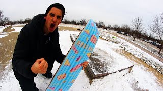 ULTIMATE SKATEPARK SNOWSKATING [upl. by Etnuaed]