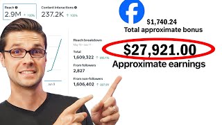 🤯Getting Paid 100 Per Day from FACEBOOK using AI [upl. by Tioneb853]