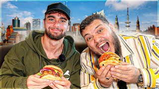 AbuGoku9999 zeigt mir den BESTEN BURGER Hamburgs 🍔  Arda Saatci [upl. by Temirf]