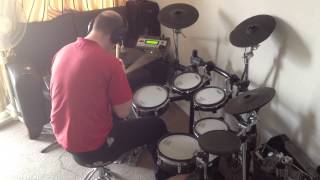 Warren Zevon  Excitable Boy Roland TD12 Drum Cover [upl. by Pucida961]