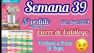 PRODUCTO A PRECIO DE REGALO SEMANA 39 catálogo Septiembre 2024 Betterware 🩵 [upl. by Kerek]