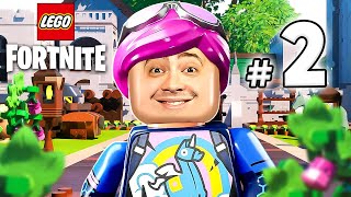 alanzoka jogando Lego Fortnite  02 [upl. by Noreh]