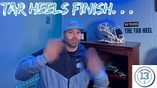 Tar Heel Football FINISHES…… [upl. by Sille]