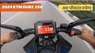 2024 KTM Duke 250 Ride Review  TFT amp DRLs updated [upl. by Tenom129]