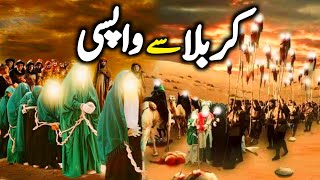 Karbala Se Wapsi Ka Manzar  Journey from Karbala to Sham  Karbala Ka Waqia  Zubair Safi [upl. by Anade905]