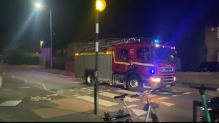 Norfolk Fire amp Rescue Sprowston Papa1 Rescue Pump Responding [upl. by Heady]