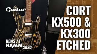 Check out the striking grain patterns on these Cort KX300 guitars NAMM2020 [upl. by Ongineb]