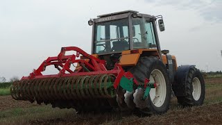 Nowy Nabytek🔥 Agregat talerzowy Agromasz 3M z hydropakiem🚜 Renault 11054 w akcji🎥 [upl. by Billye579]