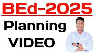 BED PLANNING VIDEO for 2025 entrance  Odisha STATE BED planning video  MASTER BRAIN IQ [upl. by Notsud]