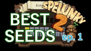 Spelunky 2  Best Seeds Ep 1  Help me find seeds [upl. by Eleinad]