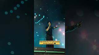 Diljit Dosanjh Defends Fan girl Crying At His Concert 🖤 Diljit hyderabad Live Show diljitdosanjh [upl. by Leor442]