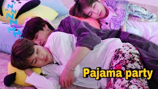 BTS Pajama party 🥳  Part1 [upl. by Haras]