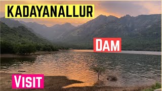 KADAYANALLUR DAM TOUR VISIT BEAUTY OF NATURE AND WATER FALLS IN TAMILNADU TEHNKASI ROSABDU HAKKIM [upl. by Baudoin]