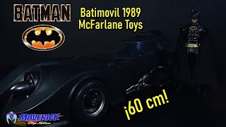 Batimovil McFarlane Toys  BATMAN 1989  Unboxing en Español [upl. by Daniell]