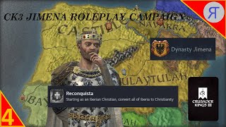 JIMENA RECONQUISTA CK3 Roleplay Campaign Ep4 [upl. by Laenej]