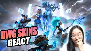 Checking Out ALL DWG SKINS  Damwon Gaming Skins  League of Legends [upl. by Dill]