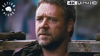 French Peasant Kills The King Of England Russell Crowe  Robin Hood 4k HDR [upl. by Anirdua188]