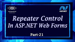 21  Repeater Control In ASPNET Web Forms  ASPNET Repeater Control  Learn ASPNET HindiUrdu [upl. by Adelric]