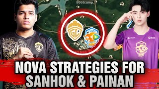 Team Nova Strategies For PMGC Sanhok Map amp Painan On this Basis of Recent Leagues  Nova vs GodL [upl. by Annil]