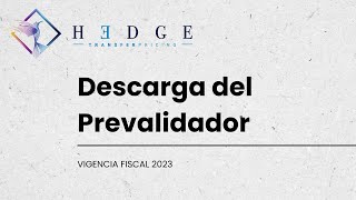 Video 1 Descarga del prevalidador de precios de transferencia año 2023 [upl. by Assirrem]