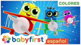 Aprende los colores con aviones  La Pandilla de Colores  BabyFirst [upl. by Nawiat]