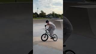 SampM ATF BMX Bike Build Customer Test Rides at Skate Park USA Made Frame bike bikelife [upl. by Analed]