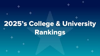 2025’s College amp University Rankings [upl. by Kinny410]